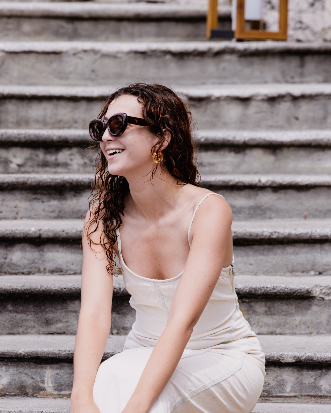 Luna Argent doré · façon bombé