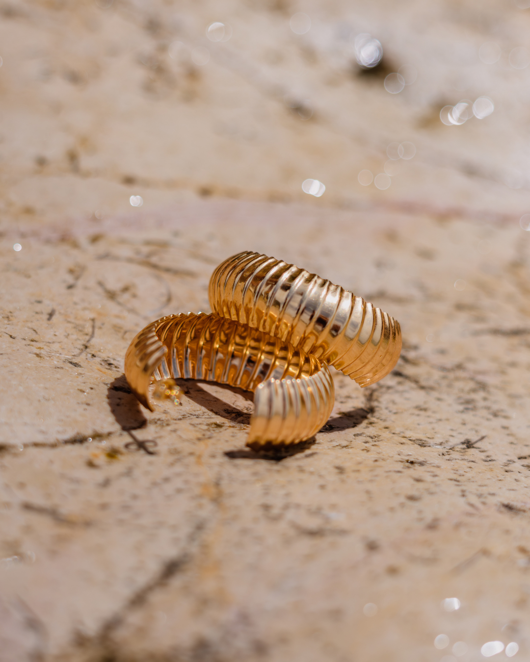 Vénus Argent doré · façon coquillage