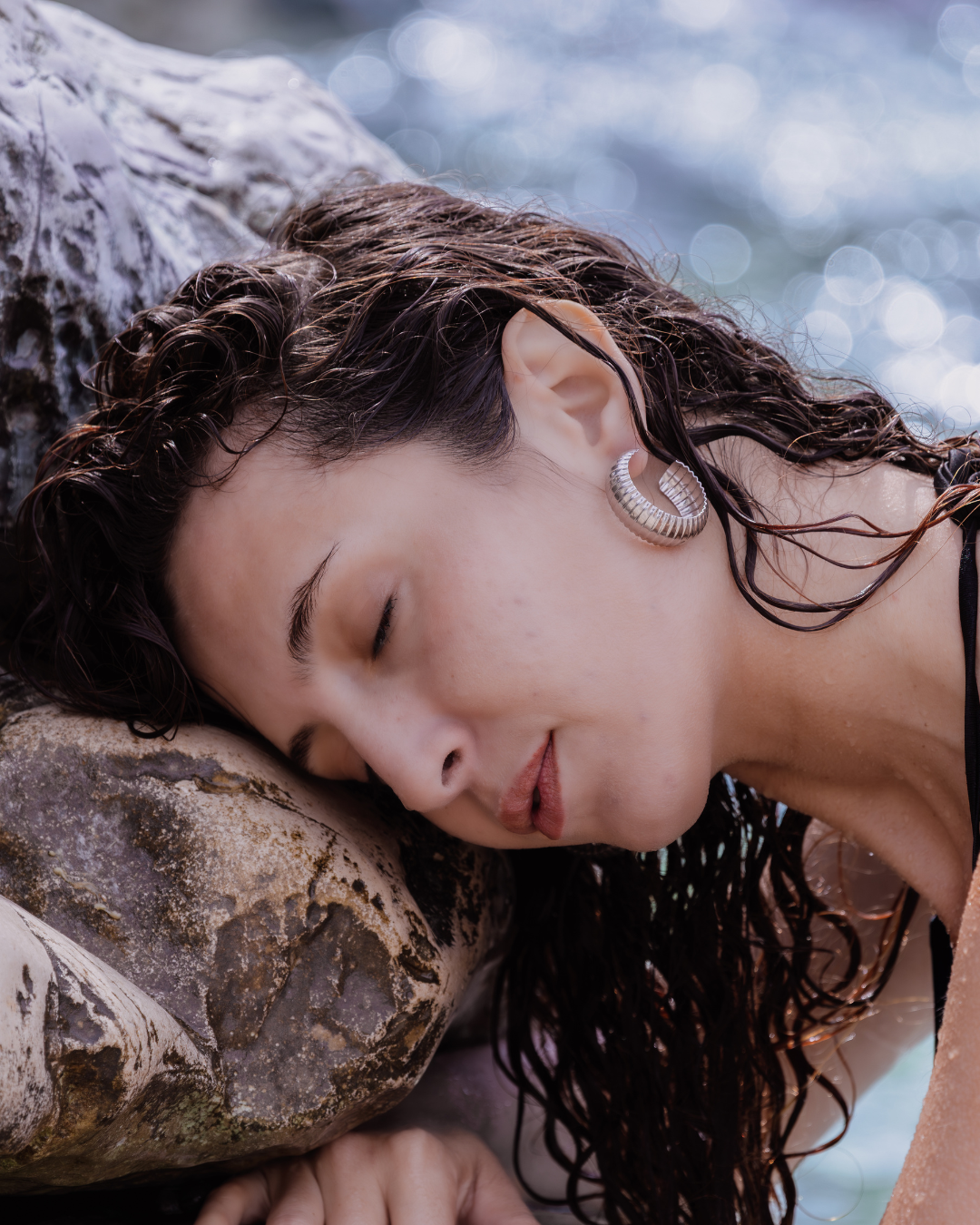 Vénus Argent · façon coquillage